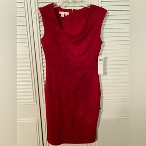 London times red dress size 4